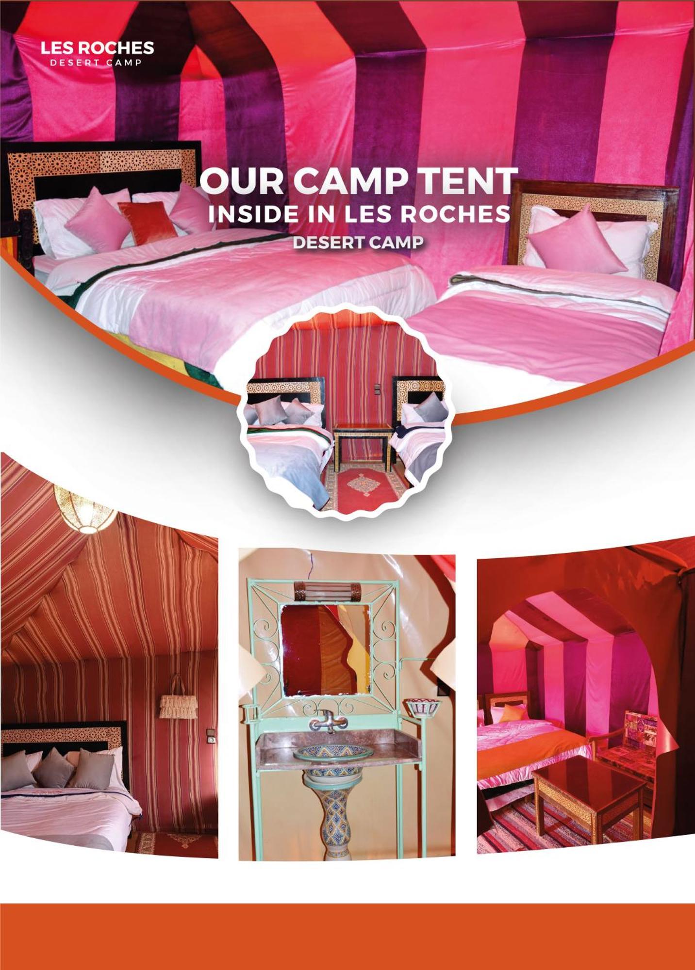 Les Roches Desert Camp Merzouga Exteriör bild